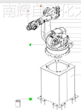kr150-2 库卡机器人 00-117-606 Drehstrom-Servomotor
