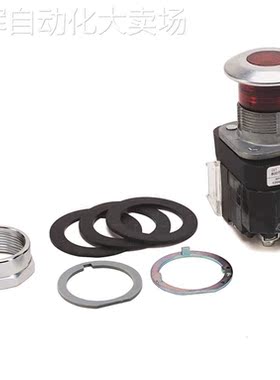 全新原装 800T-FXMPH16GA7 美国AB罗克韦尔 3档蘑菇头按钮 120VAC