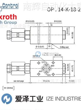 OIL CONTROL阀OP143118293B00 R934002688力士乐