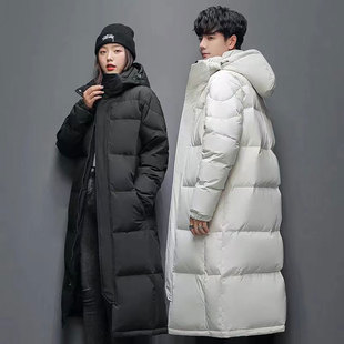 情侣款 长款 男女同款 新款 过膝加长加厚外套潮 羽绒服2025年冬季 反季