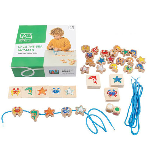 ToysForLife海洋动物穿线游戏
