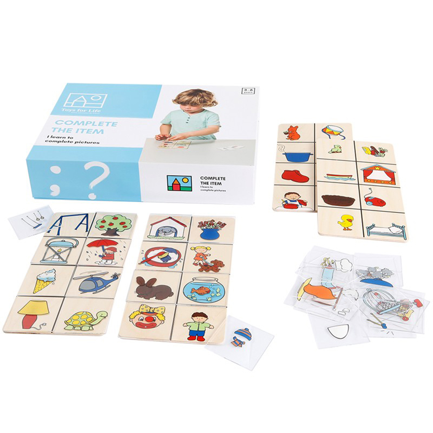 Toysforlife配对组合木制玩具