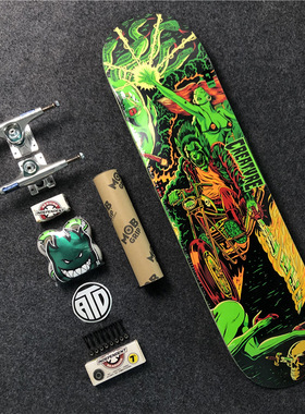 美国进口creature滑板vx系列8.0双翘板专业板atd