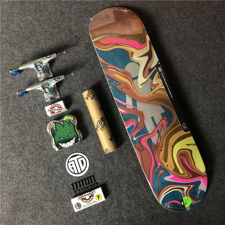 美国进口Girl装滑板双翘技巧整板Thunder双空桥spitfire轮