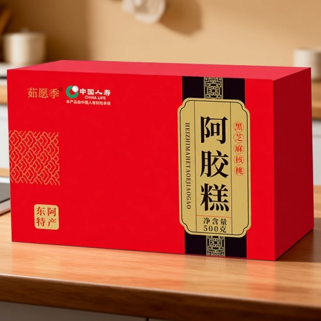 正品ejiao手工红枣500g阿胶糕