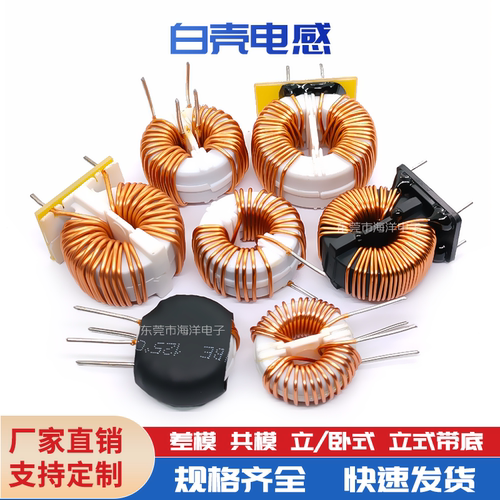 白壳 15MM 5MH 0.45线 2A 滤波器 环形共模电感  扼流圈
