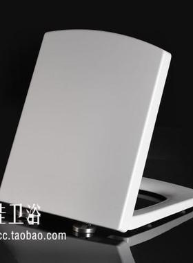 适配 科勒方形马桶盖K-3588T-H 4417 K-19045T-0艾思格尔坐便盖板