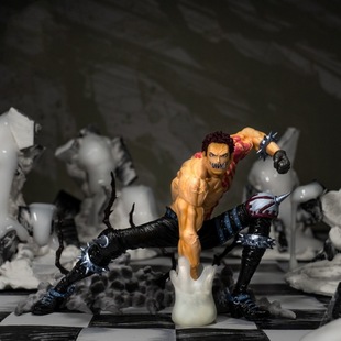 海贼王一番赏海贼决斗的记忆 B赏夏洛特卡塔库栗卡二手办模型摆件