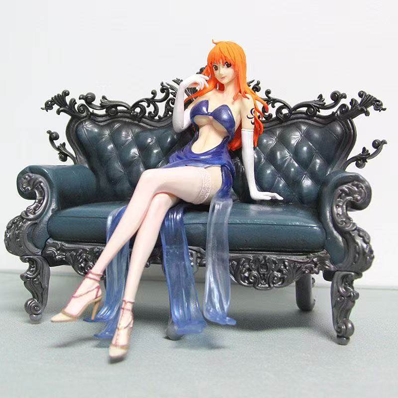海贼王  西装暴徒系列第四弹 沙发娜美 沙发女帝手办雕像模型
