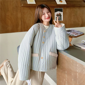有货~浅蓝色内里羊羔毛派克服加厚棉服2C118-M868-P215-控318图片
