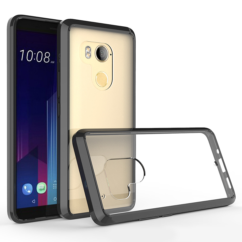 ÐÂÆ·HTC U11 PlusÊÖ»ú¿Ç·Àˤ±ß¿ò±£ÏÕ¸ÜU11+ºó±³Í¸Ã÷²»·¢»Æ±£»¤Ì×