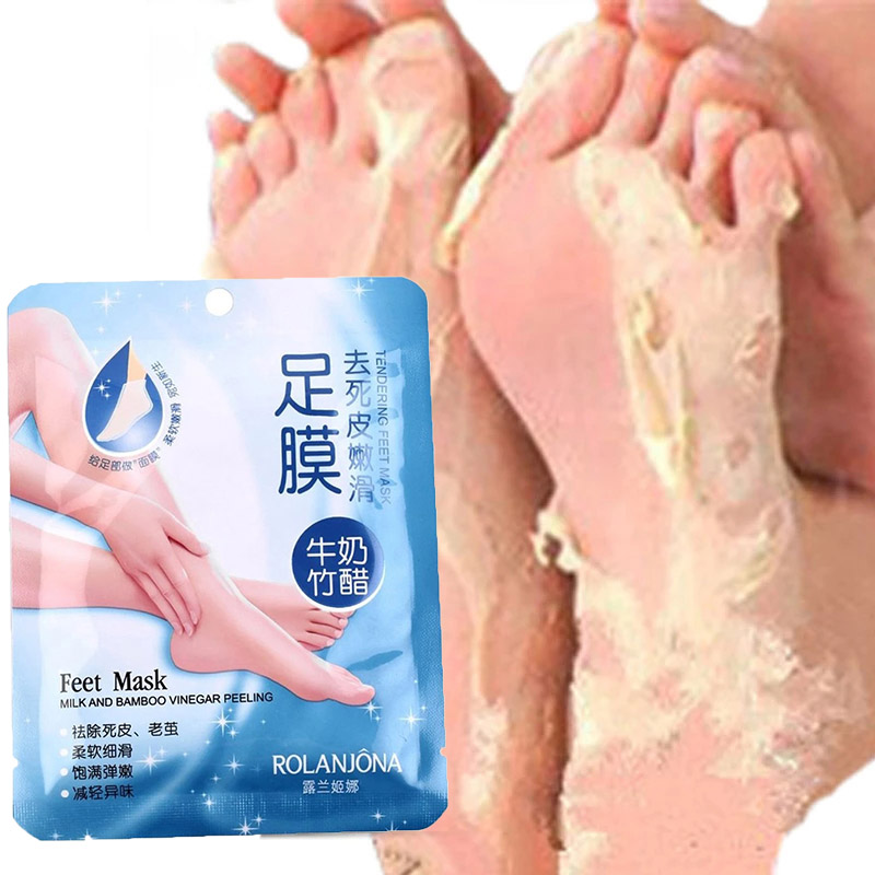 Milk Exfoliating Foot Mask Peeling Spa Sock 2pairs牛奶足膜