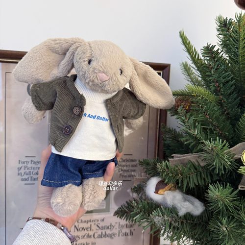 邦尼兔衣服jellycat巴塞罗熊衣服伽百利娃衣日系秋冬外套