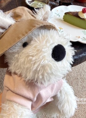雪纳瑞衣服jellycat西高地衣服苏格兰梗狗狗帽子小型犬背心娃衣