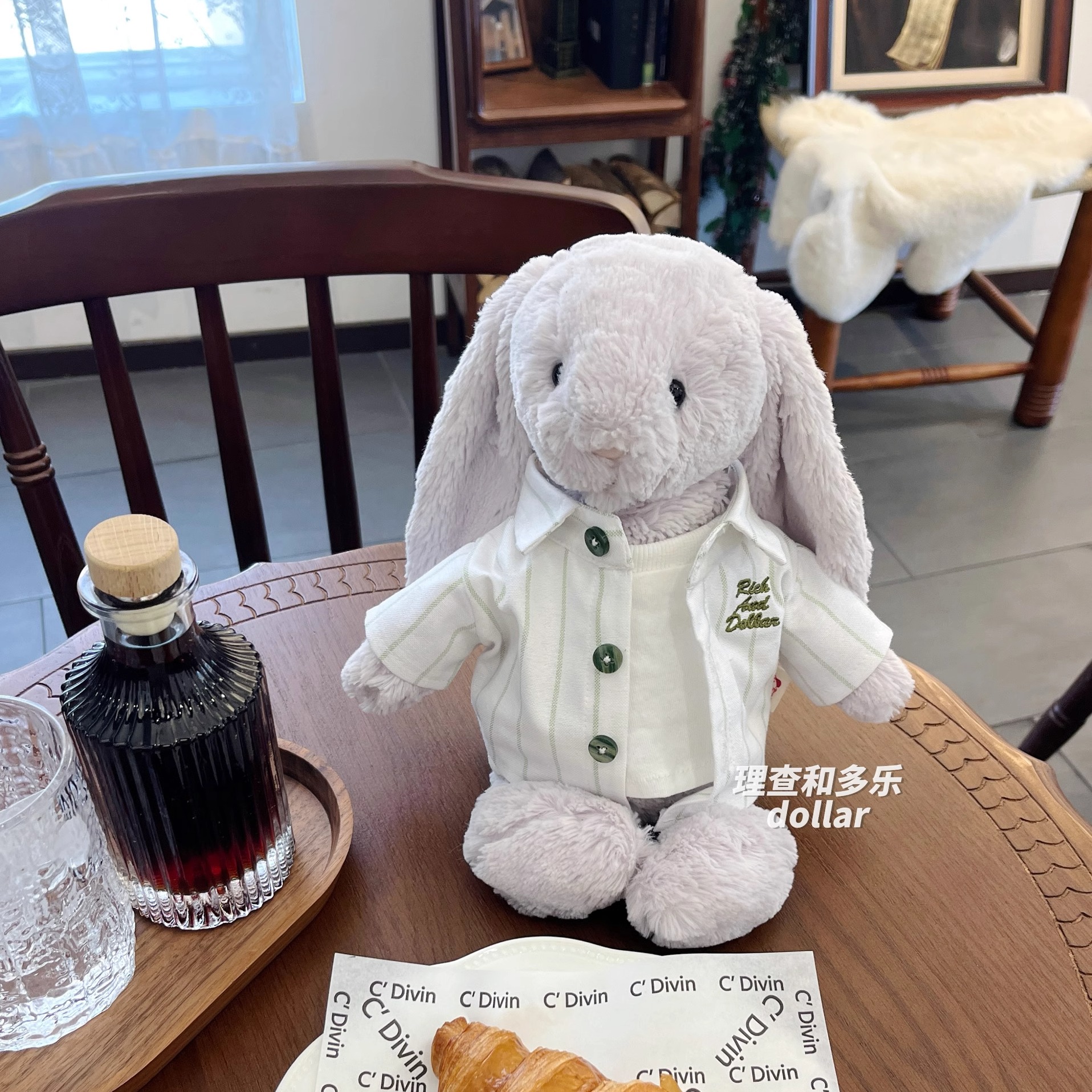 邦尼兔衣服笨笨熊巴塞罗熊衣服学院小熊玩偶bashful bunny娃衣
