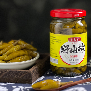 广西特产自良家泡椒凤爪原料泡椒酸辣野山椒罐装爽口酱香味指天椒