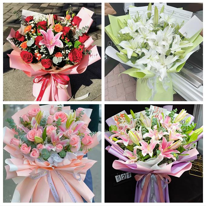 怀化市芷江靖州通道县洪江市同城鲜花店订香水百合玫瑰女朋友生日