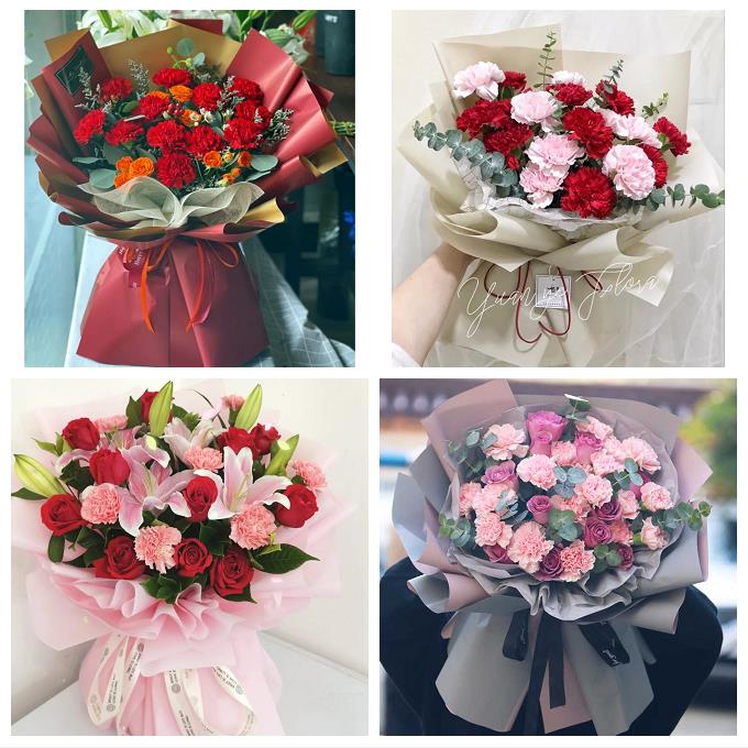 康乃馨花束送父母生日看病人衡水市饶阳安平县故城县景县同城花店