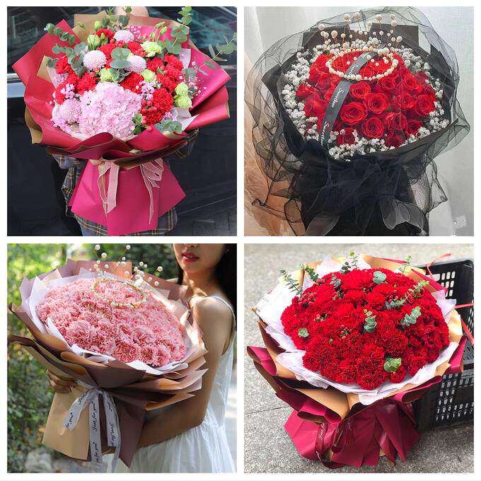 玫瑰百合向日葵康乃馨鲜花吉林吉林市丰满区永吉县蛟河市同城速递