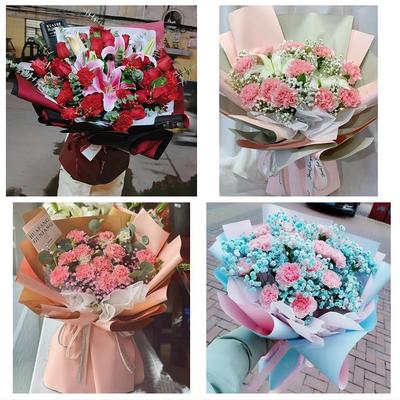 康乃馨花束送父母生日看病人送深圳市大鹏新区南澳镇葵涌同城花店