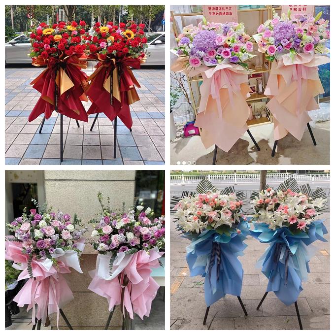 新店开张开业花篮广西崇左市宁明龙州大新天等县同城公司庆典搬迁