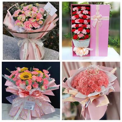 康乃馨花束送父母生日看病人大连市甘井子旅顺口普兰店区同城花店