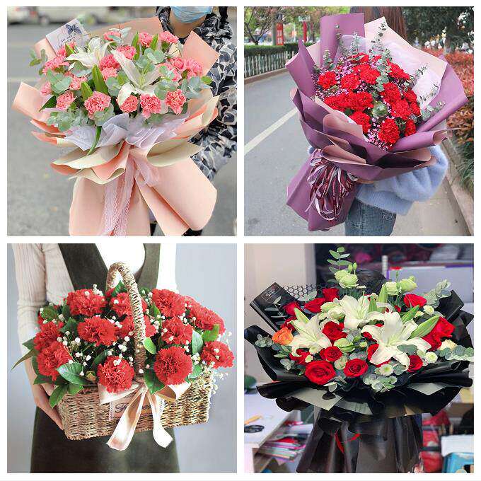 玫瑰百合向日葵康乃馨鲜花江苏苏州市姑苏区吴江区常熟市同城速递
