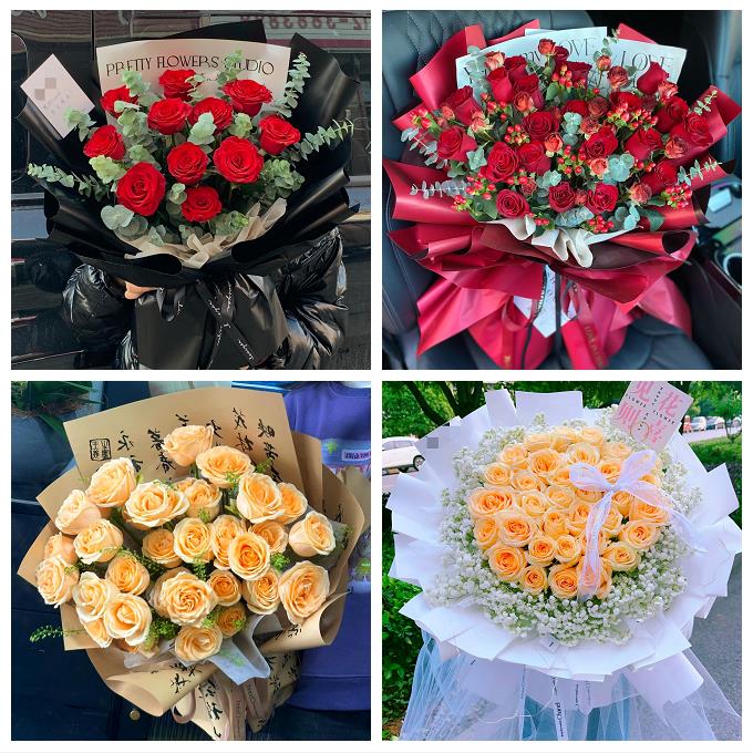 表白脱单送女友玫瑰花束河北衡水市桃城区冀州市枣强县同城鲜花店
