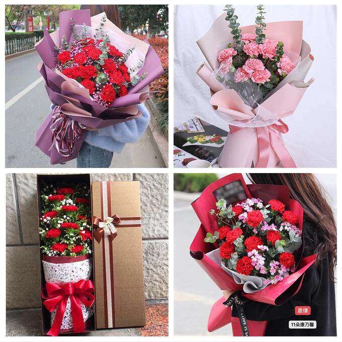 玫瑰百合向日葵康乃馨鲜花陕西延安市宜川县黄龙县黄陵县同城速递