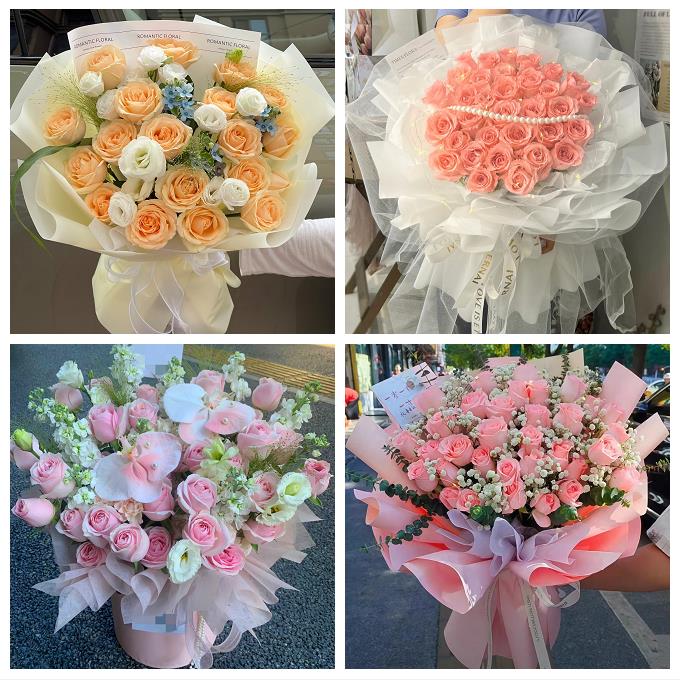 表白脱单送女友玫瑰花束广西省贺州市钟山县富川县附近同城鲜花店