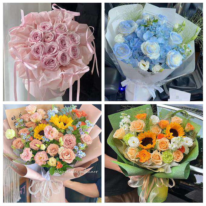 99朵玫瑰花束妇女节向日葵生日鲜花山西临汾襄汾洪洞县古县安泽县