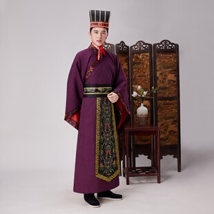 成人古装三国演义古装曹操演出服曹操刘备cos舞台服曹操古装演出