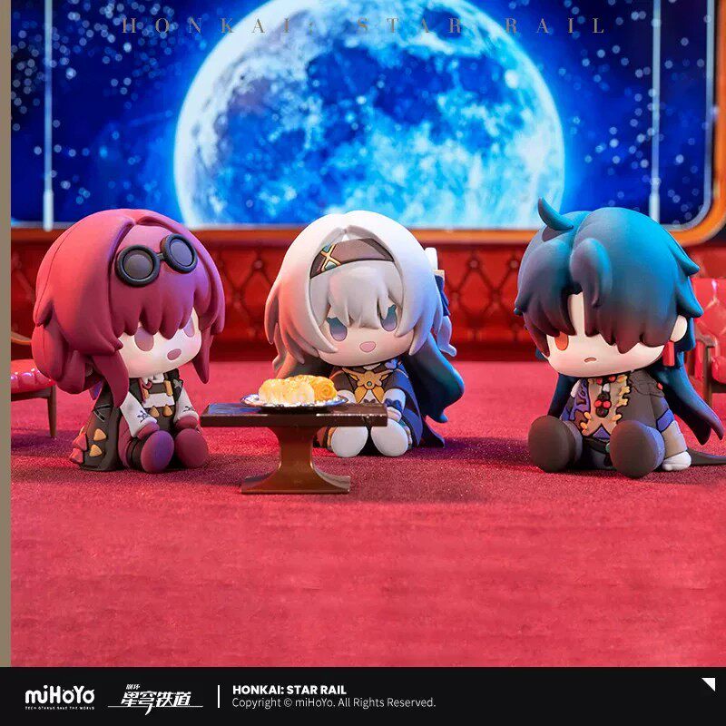 【正版】万代POTEPOTTE-R崩坏星穹铁道坐姿滴胶盲盒Q版公仔手办礼