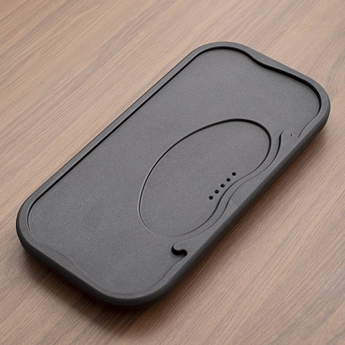 瓷牌茗仿乌金石茶盘茶海茶台