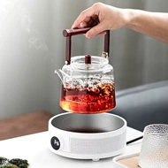 bộ ấm trà thuỷ tinh bếp nến Hơi nước điện bếp gốm trà Bộ gia dụng kính nhỏ trà đen hoàn toàn tự động trà hoa internet người nổi tiếng ấm trà trà bếp bộ ấm trà thủy tinh bộ ấm chén pha trà thủy tinh