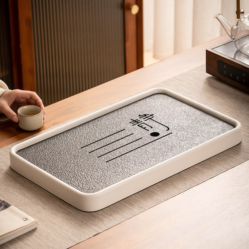 瓷牌茗长方形德化县茶盘