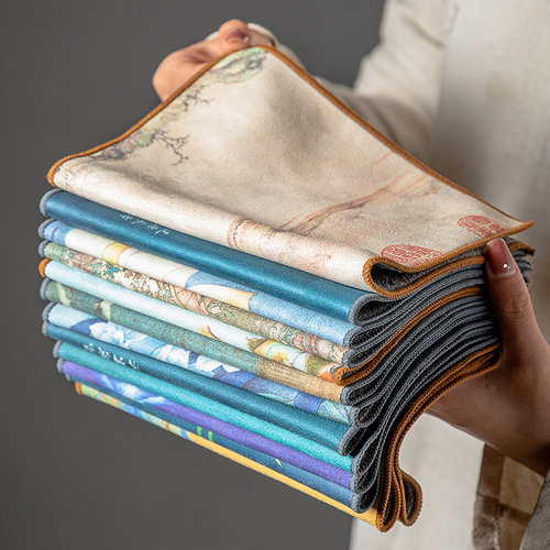 加厚茶巾瓷牌茗吸水性好