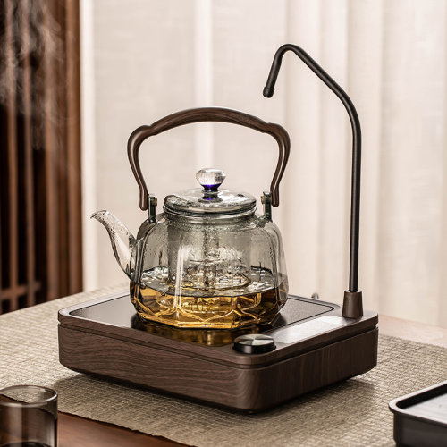 瓷牌茗玻璃煮茶器蒸煮双用壶
