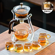 bộ ấm trà du lịch Bộ trà bán tự động thủy tinh đèn lồng cung điện dành cho người lười pha trà tại nhà Bộ ấm trà nhỏ Kung Fu đơn giản kiểu Nhật bộ ấm pha trà du lịch