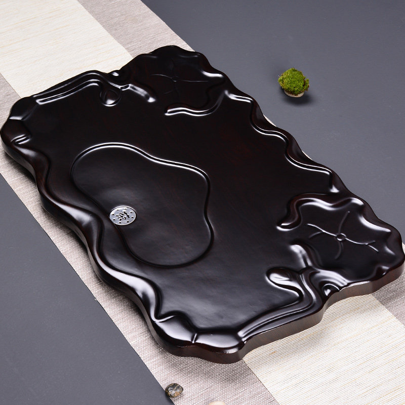 茶盘实木家用大号整块平板茶台科技木茶海排水式功夫茶具托盘木头,餐饮具,茶盘,淘宝优惠券,粉丝福利购,淘宝优惠卷