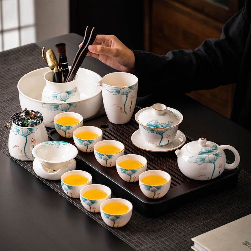 瓷牌茗茶具高档茶具送礼