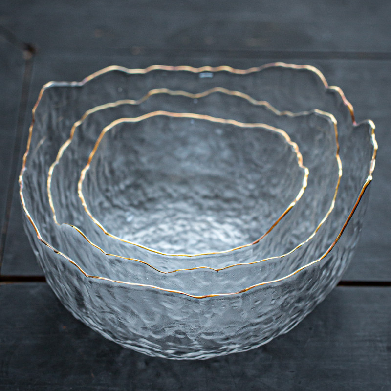 日式锤纹玻璃茶洗杯笔洗水洗碗水盂大号茶道配件水果蔬菜沙拉碗盘,餐饮具,茶道/零配,淘宝优惠券,粉丝福利购,淘宝优惠卷