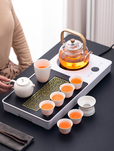 茶具一体套装茶盘家用客厅功夫茶一套小型煮茶壶烧水全自动泡茶器
