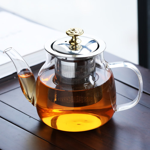 加厚单壶耐高温过滤分离器茶具