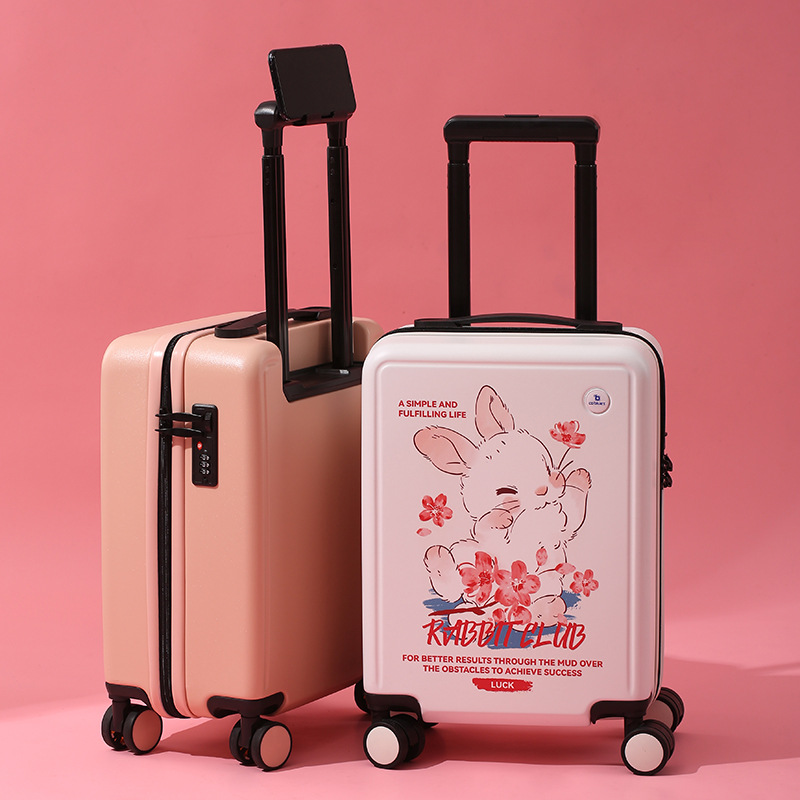 樱花兔行李箱登机箱廉价航空适用拉杆箱托运批发旅行皮箱登机箱