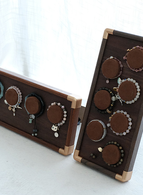 首饰展示架复古立式手链手串收纳架店铺珠宝饰品陈列展示摆件道具