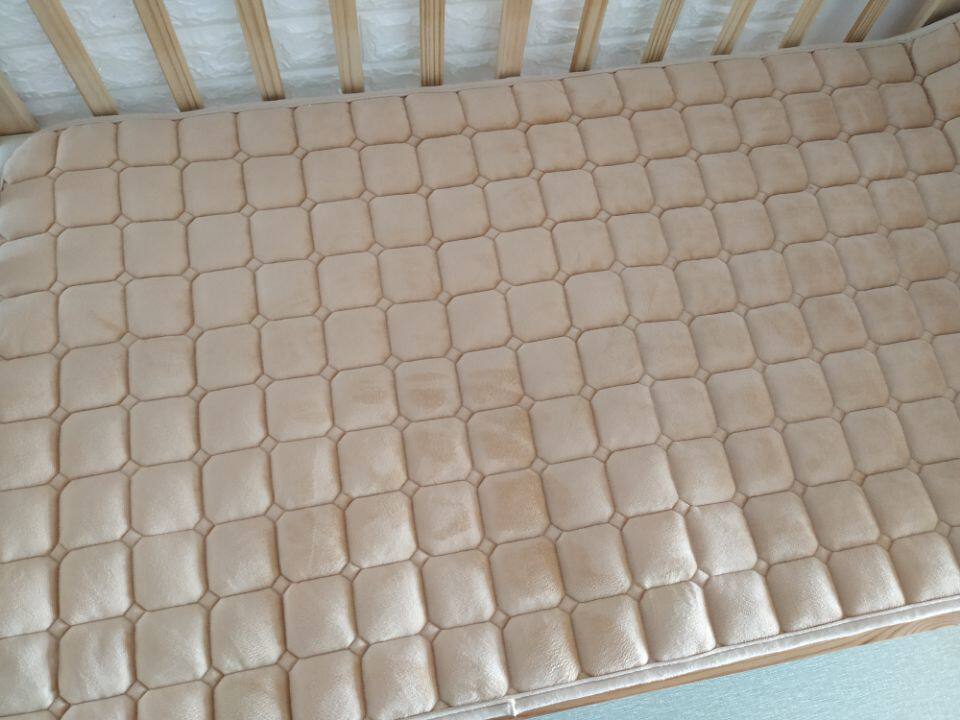 柔暖水晶绒薄床垫幼儿园秋冬儿童床褥子防滑可水洗折叠爬爬软垫被