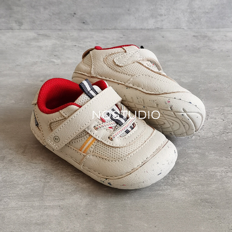 striderite软底宽头学步鞋