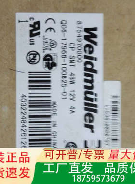 魏德米勒开关电源，8754970000，型号CP SNT 4议价