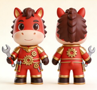 2026年劳动节吉祥手办